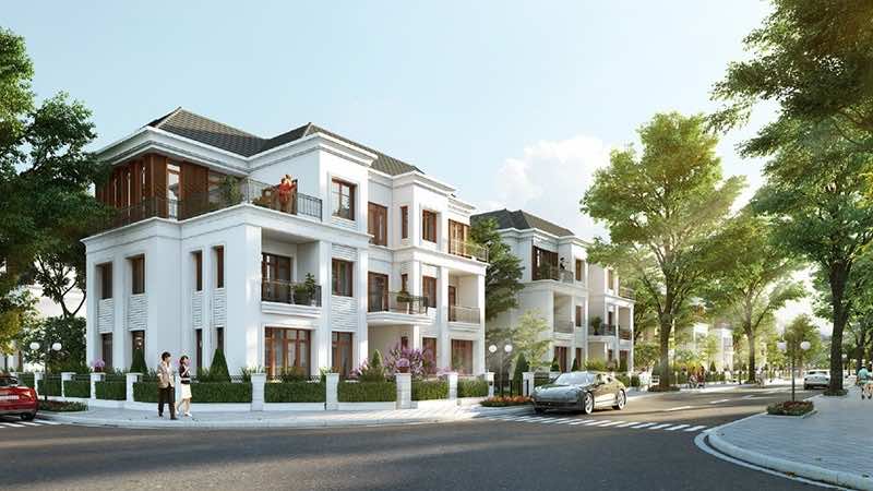 Đường nội khu biệt thự