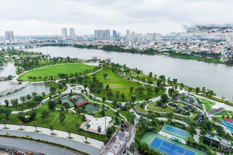 View công viên