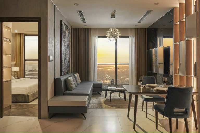 Phòng khách 1PN Vinhomes Grand Park