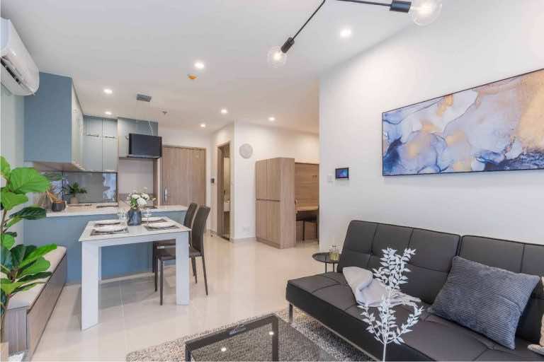 Phòng khách căn hộ Beverly Vinhomes Grand Park