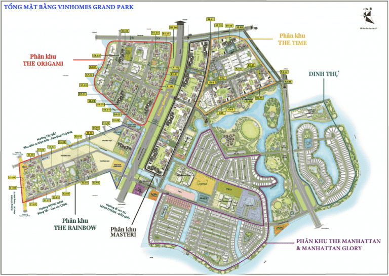 mặt bằng tổng dự án Vinhomes Grand Park quận 9