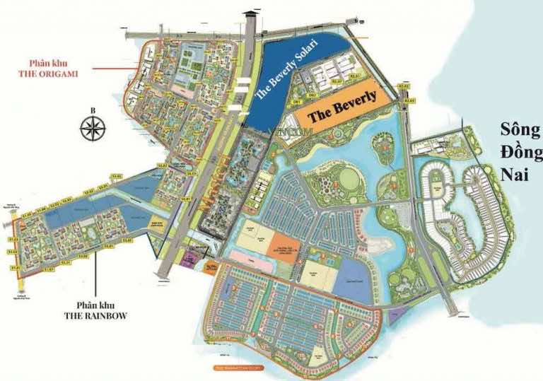 Mặt bằng vị trí the Beverly Solari Vinhomes Grand Park