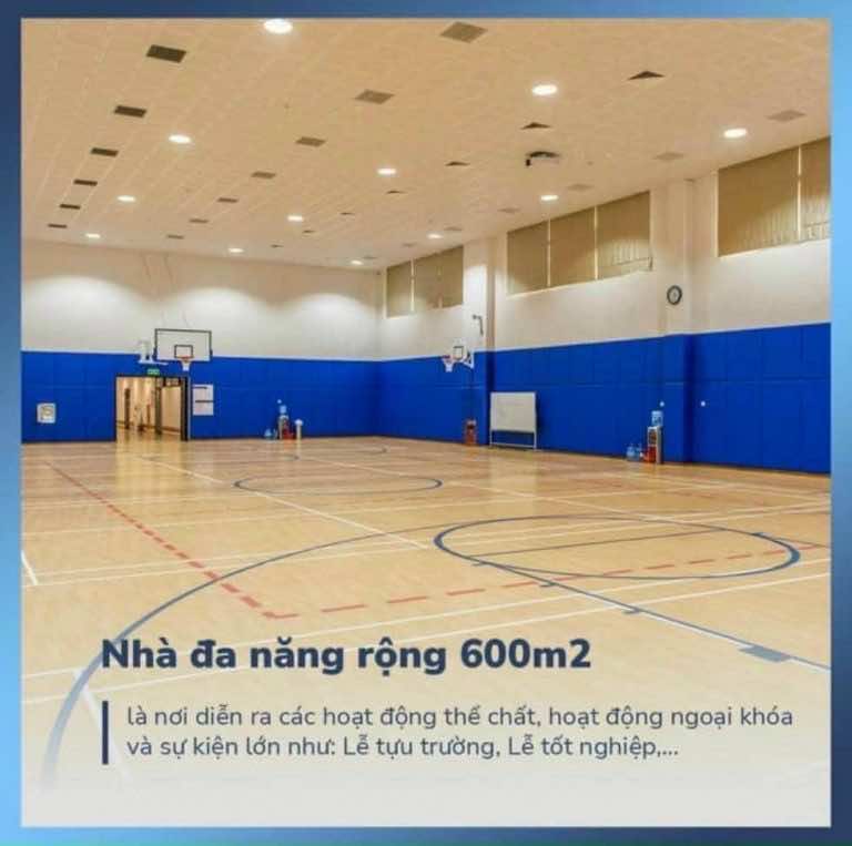 Sân bóng rổ Vinschool Vinhomes Grand