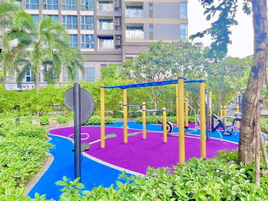 Khu gym ngoài trời